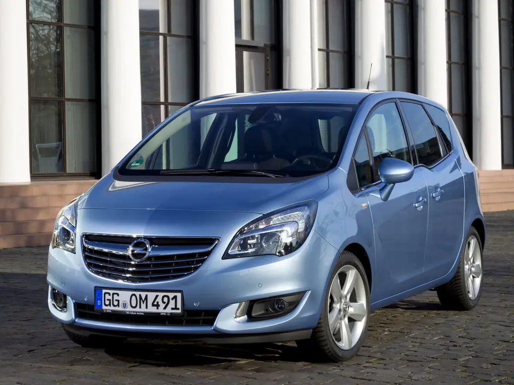 Opel Meriva (S10) 2 поколение, рестайлинг, минивэн (01.2014 - 06.2017)